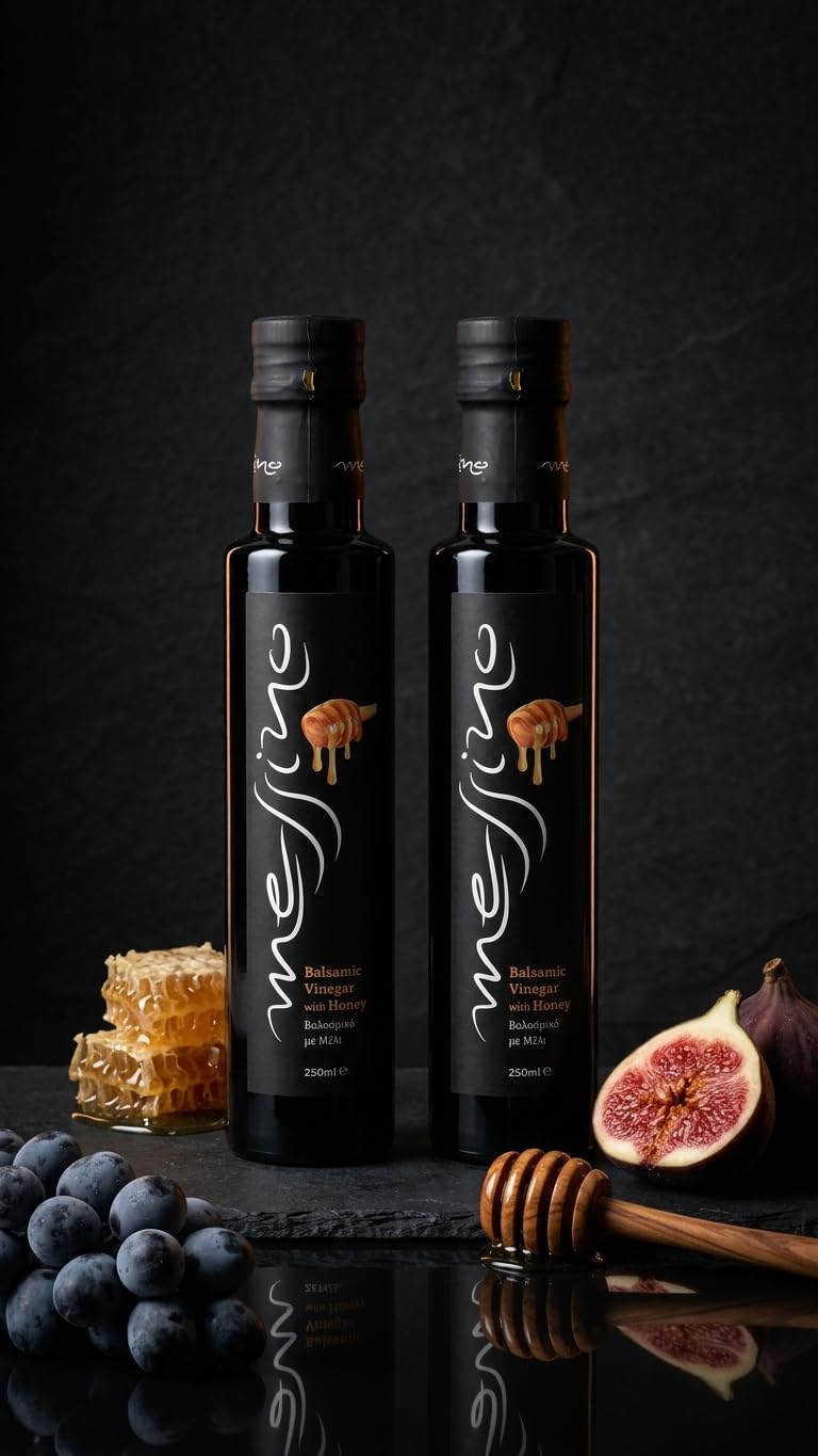 Messino Greek Balsamic Vinegar with Honey - 2 x 250ml Bottles 6