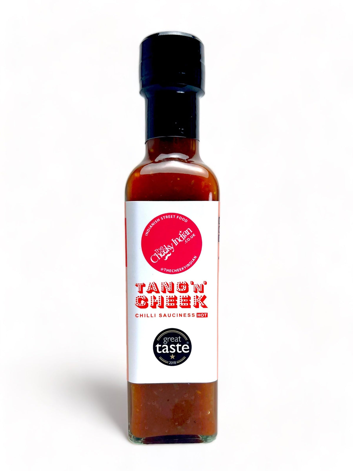 THE CHEEKY INDIAN Tang 'n' Cheek Hot Sauce - Ideal for Kebabs & BBQ | 220g