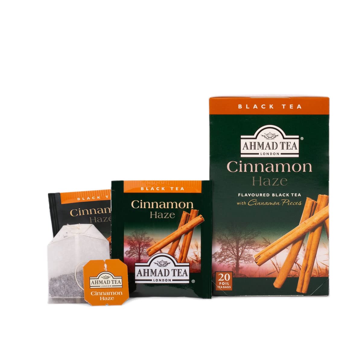 Ahmad Tea Cinnamon Haze Black Tea - 20 Teabags (Pack of 2) 6