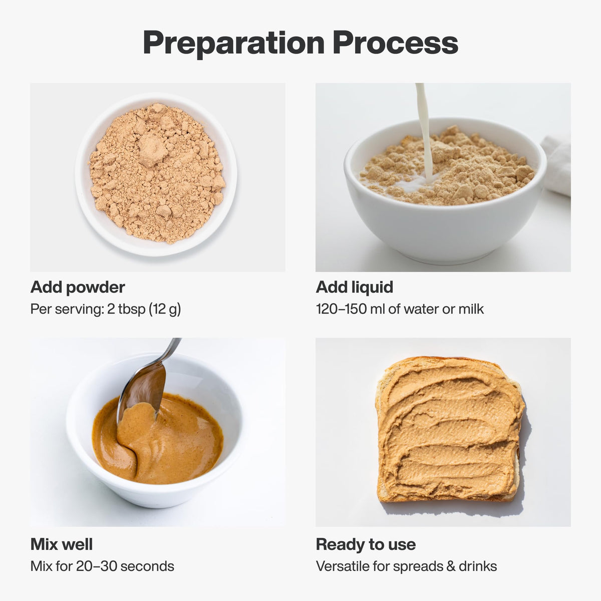 Vilgain Organic Peanut Butter Powder - 450g | High Protein | Vegan 8