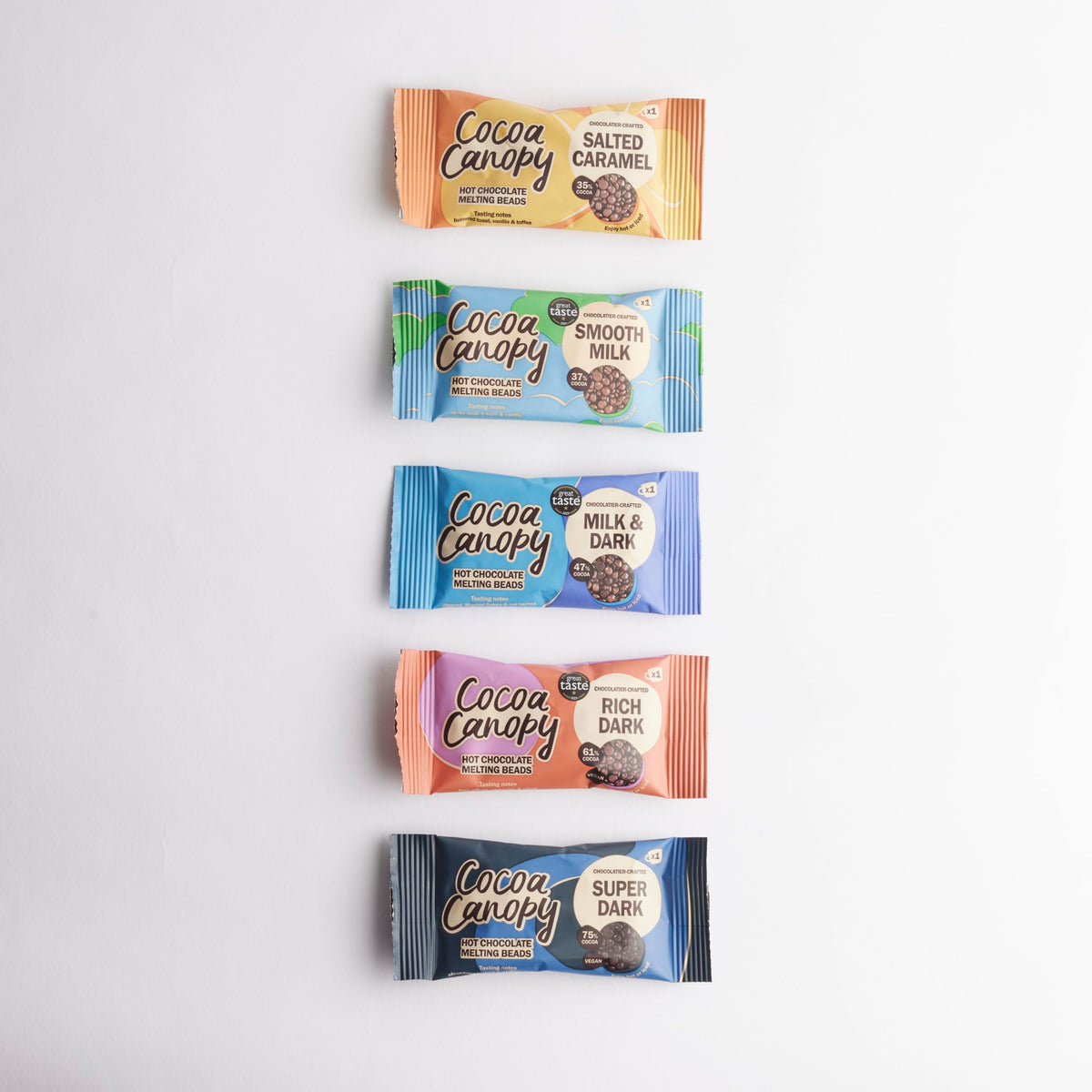 Cocoa Canopy Hot Chocolate Melting Beads - 8 Single-Serve Sachets 2