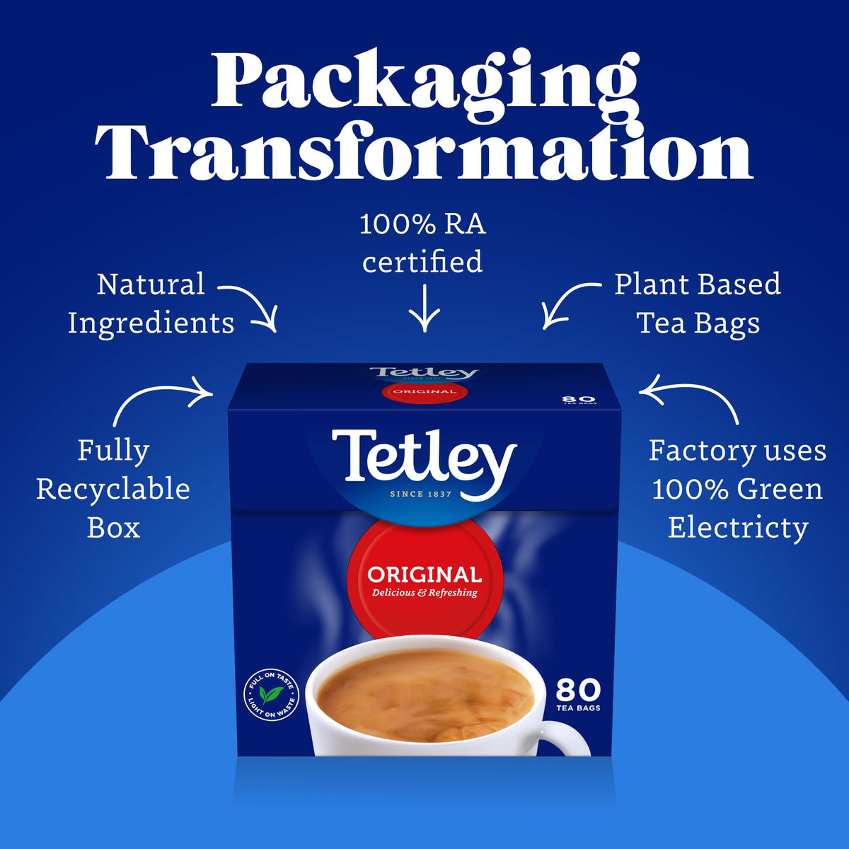 Tetley Pure Green Tea Bags - 50 Count (Pack of 2) | Promote General Wellness | Immune Support 6