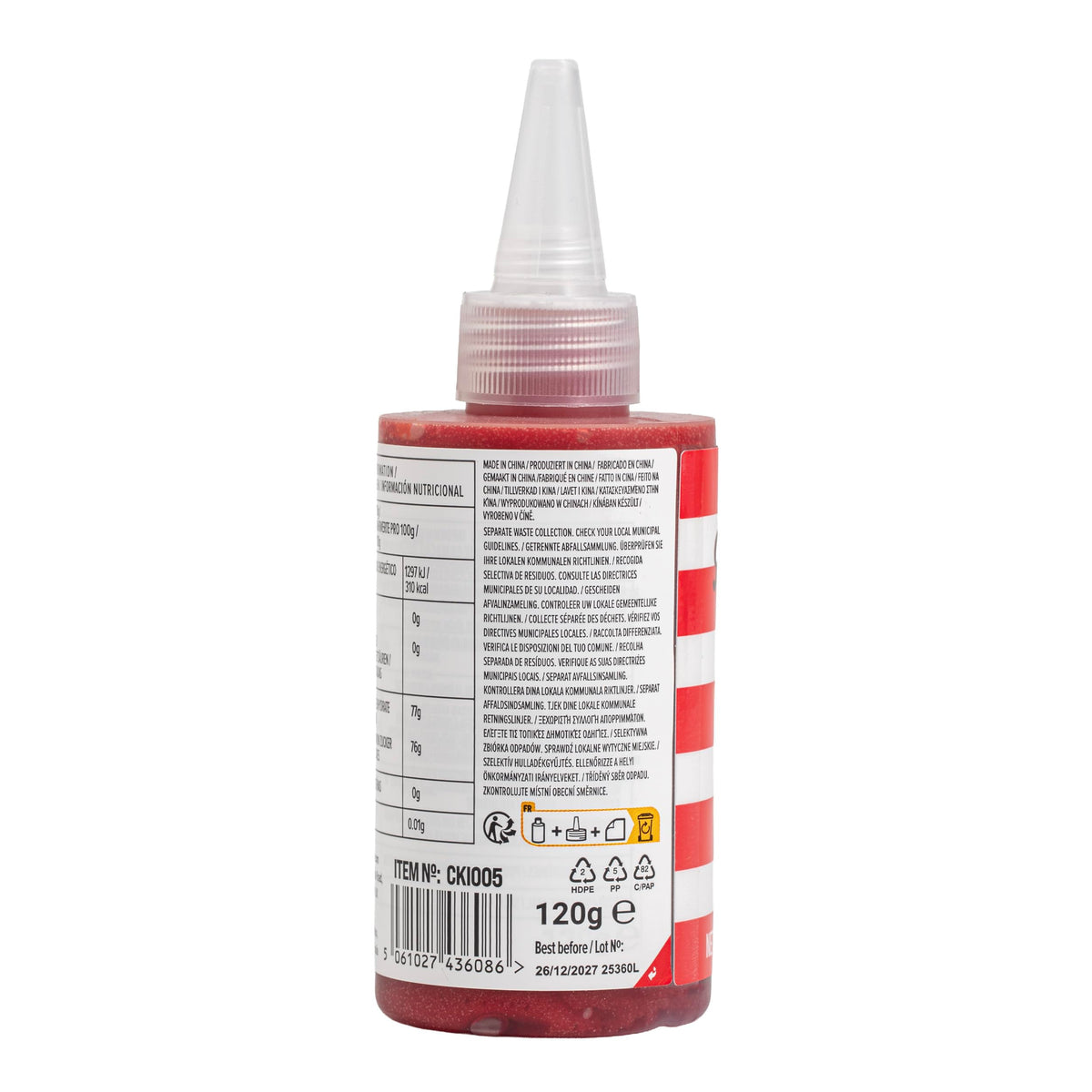 PME Red Biscuit Icing - Ready-to-Use for Cookie Decorating | 120g
