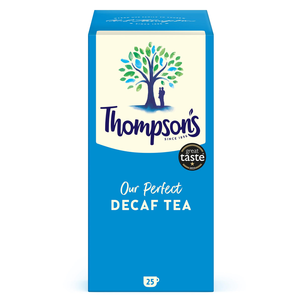 Thompson's Decaf Black Tea - 100 String & Tag Teabags | Caffeine-Free | Smooth Flavour 1