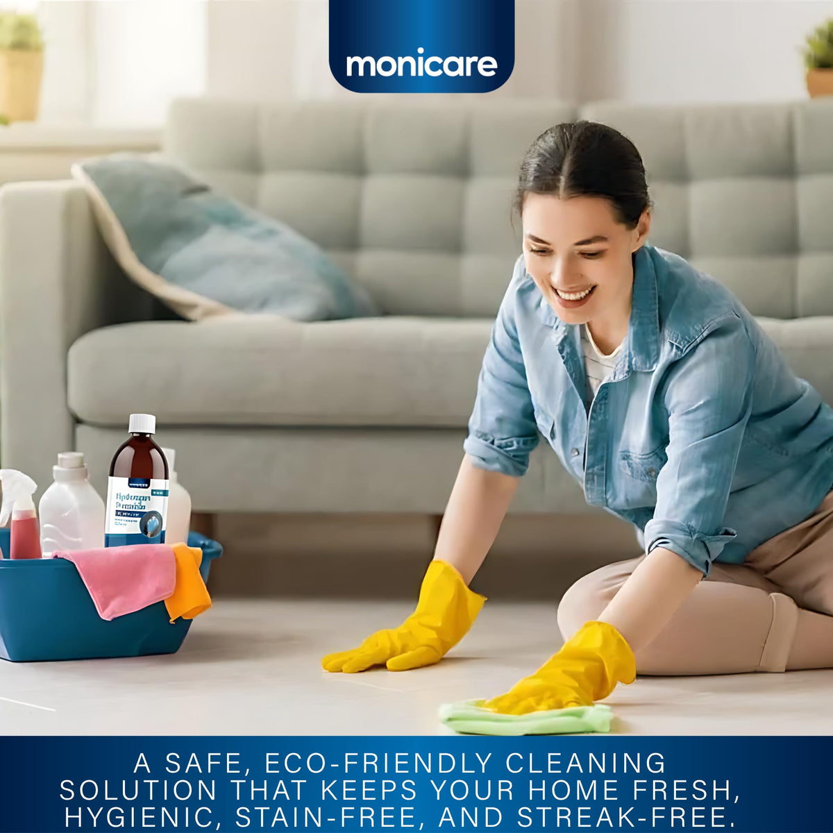 Monicare Hydrogen Peroxide 3% - 250ml All-Purpose Cleaner | Disinfectant | Stain Remover 5
