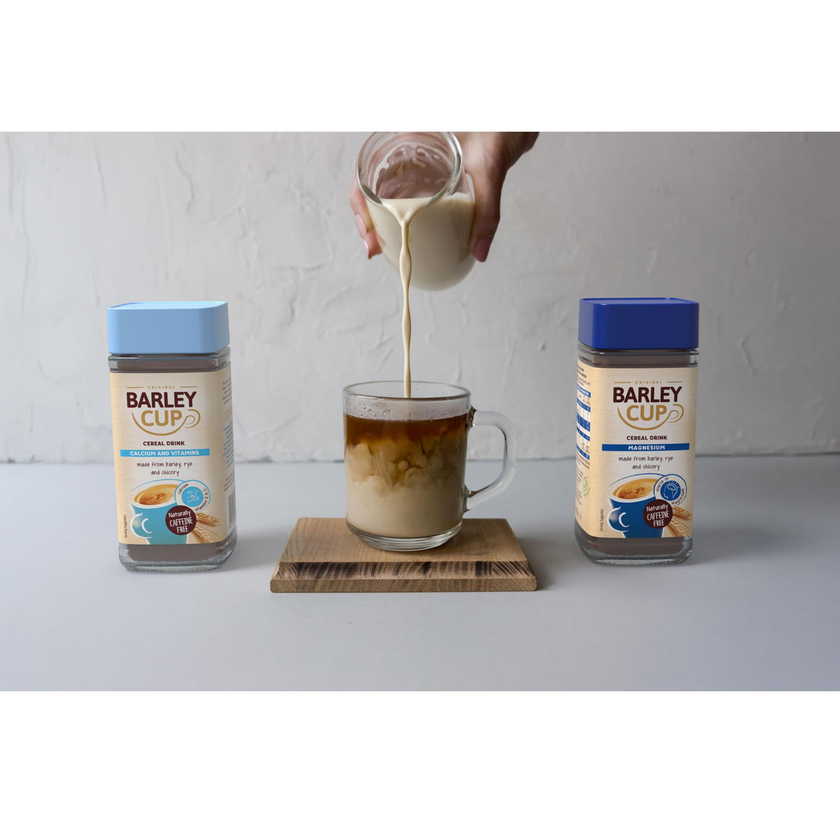Barleycup Instant Grain Beverage - Caffeine-Free Coffee Alternative with Calcium & Vitamins, 100g 2