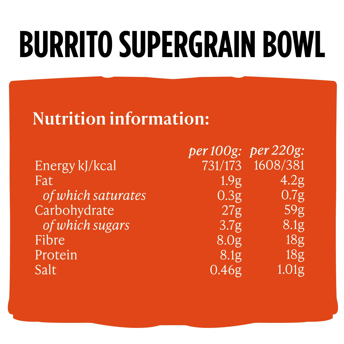 Merchant Gourmet Burrito Supergrain Bowl - Vegan Friendly, High Protein & Fibre | 220g (Pack of 6) 6