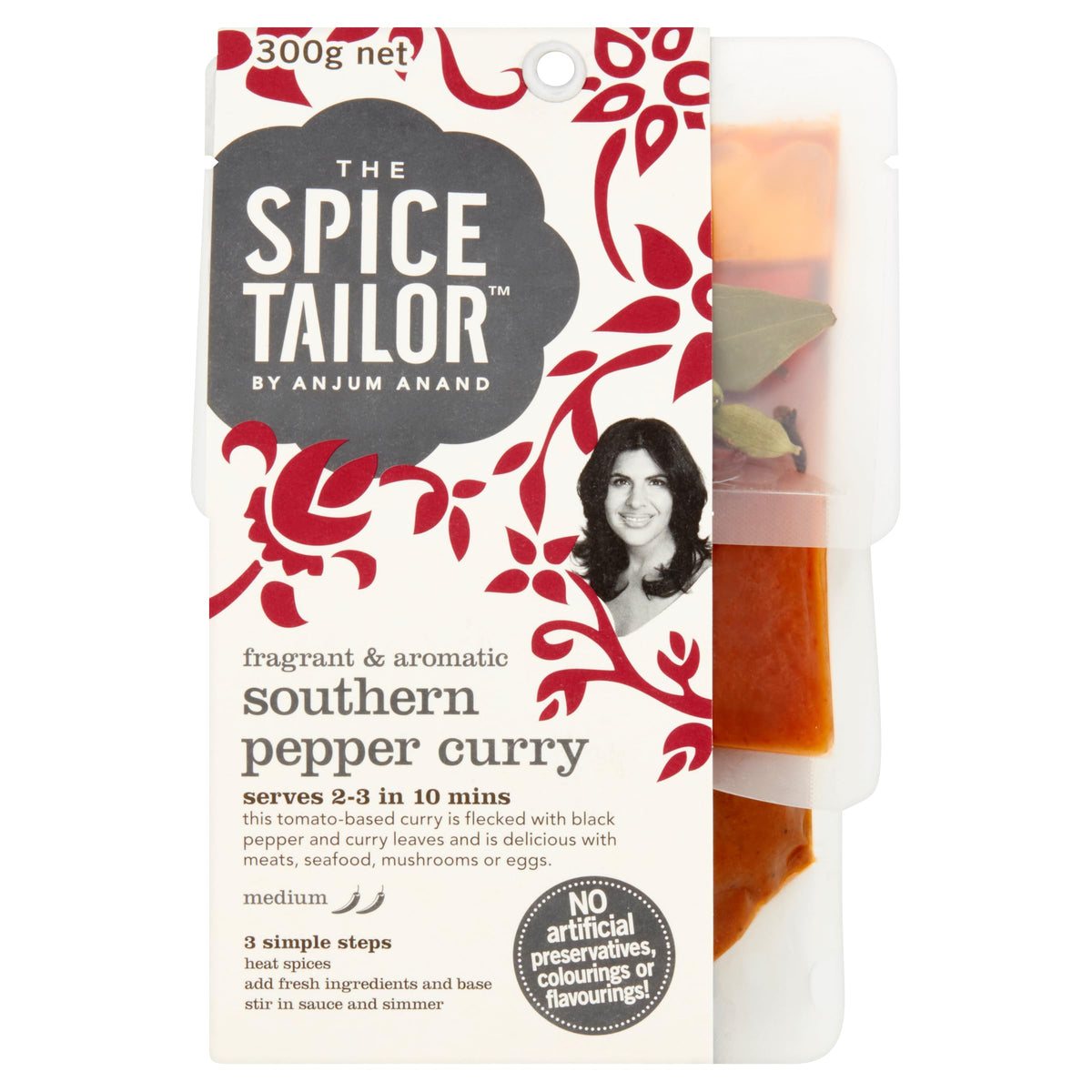 The Spice Tailor Southern Pepper Curry Meal Kit - Authentic Indian Flavours, Natural Ingredients, 5 Servings 3
