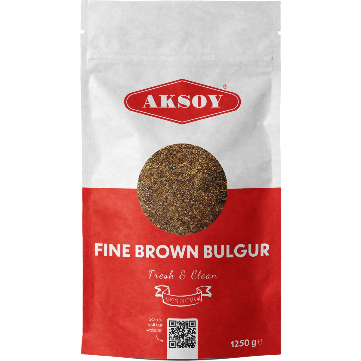 AKSOY Fine Brown Bulgur Wheat - 1.25kg Bag | Whole Grain | Vegan & Vegetarian 4