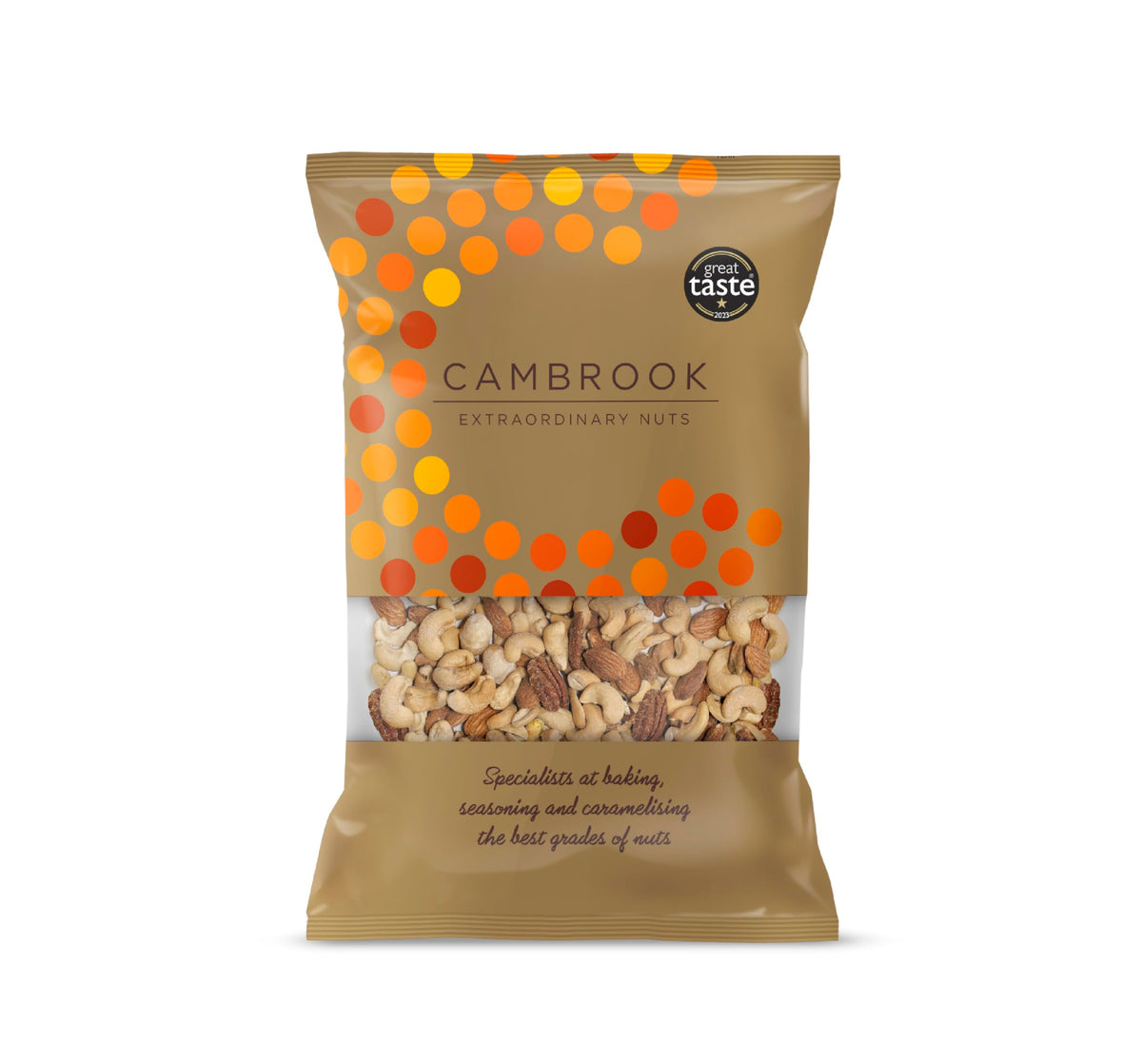 C Cambrook Extraordinary Nuts Salted Mixed Nuts - 1kg Bag | Baked | Gluten-Free