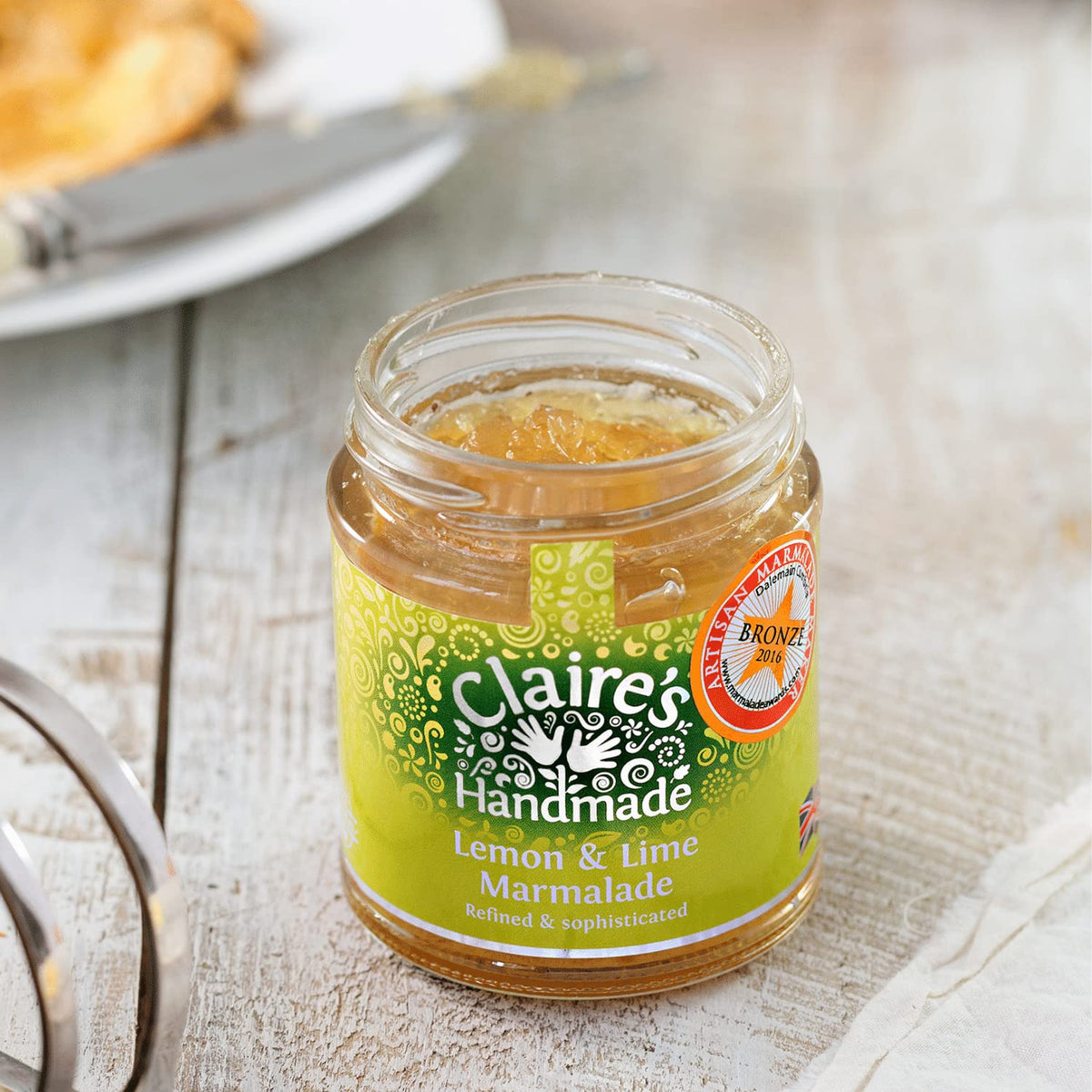 Claire's Handmade Lemon and Lime Marmalade - Bronze Award Winner | 227g Jar | Vegetarian & Vegan 3