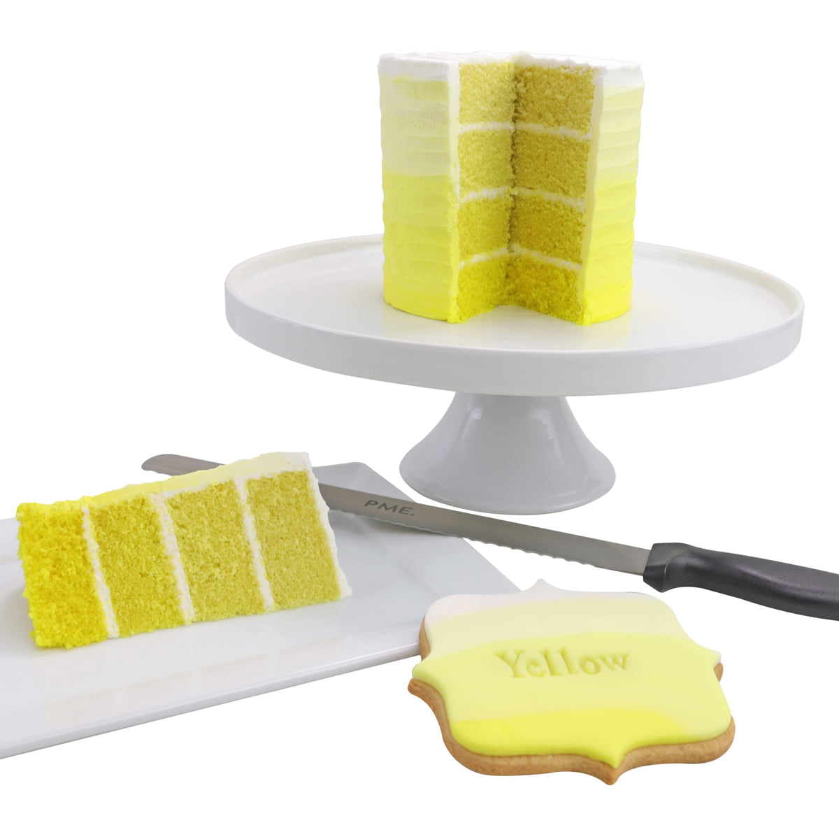 PME Sunny Yellow Food Colouring Paste - Vibrant Colour, 25g (Pack of 2) 5