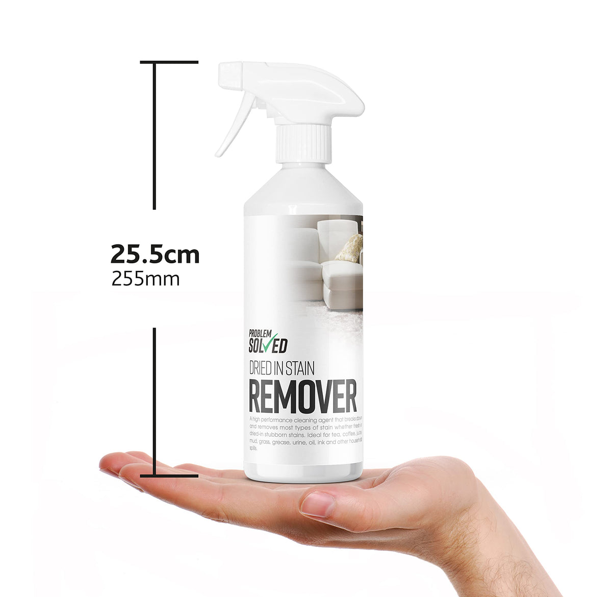 Problem Solved Dried-In Stain Remover Spray - 500ml | Gentle on Fabrics | Unscented 3
