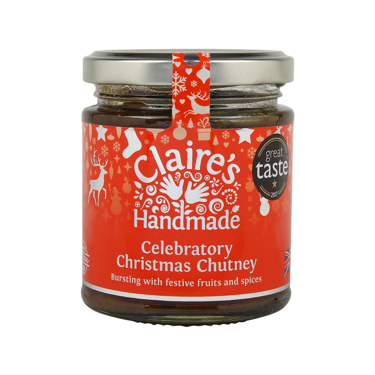 Claire's Handmade Celebratory Christmas Chutney - Apricot, Date & Prune - 200g 1