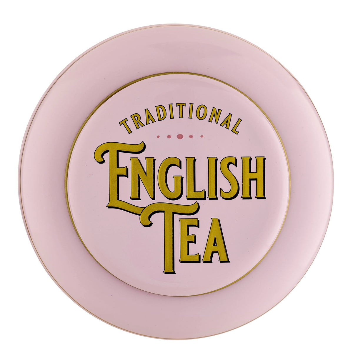 New English Teas Vintage Victorian Tea Tin with 80 Black Tea Bags - Pink 2