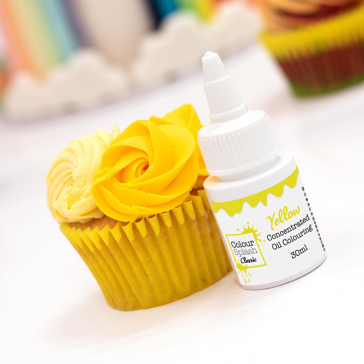 Colour Splash Oil Based Food Colouring - Yellow | 30ml Bottle 7