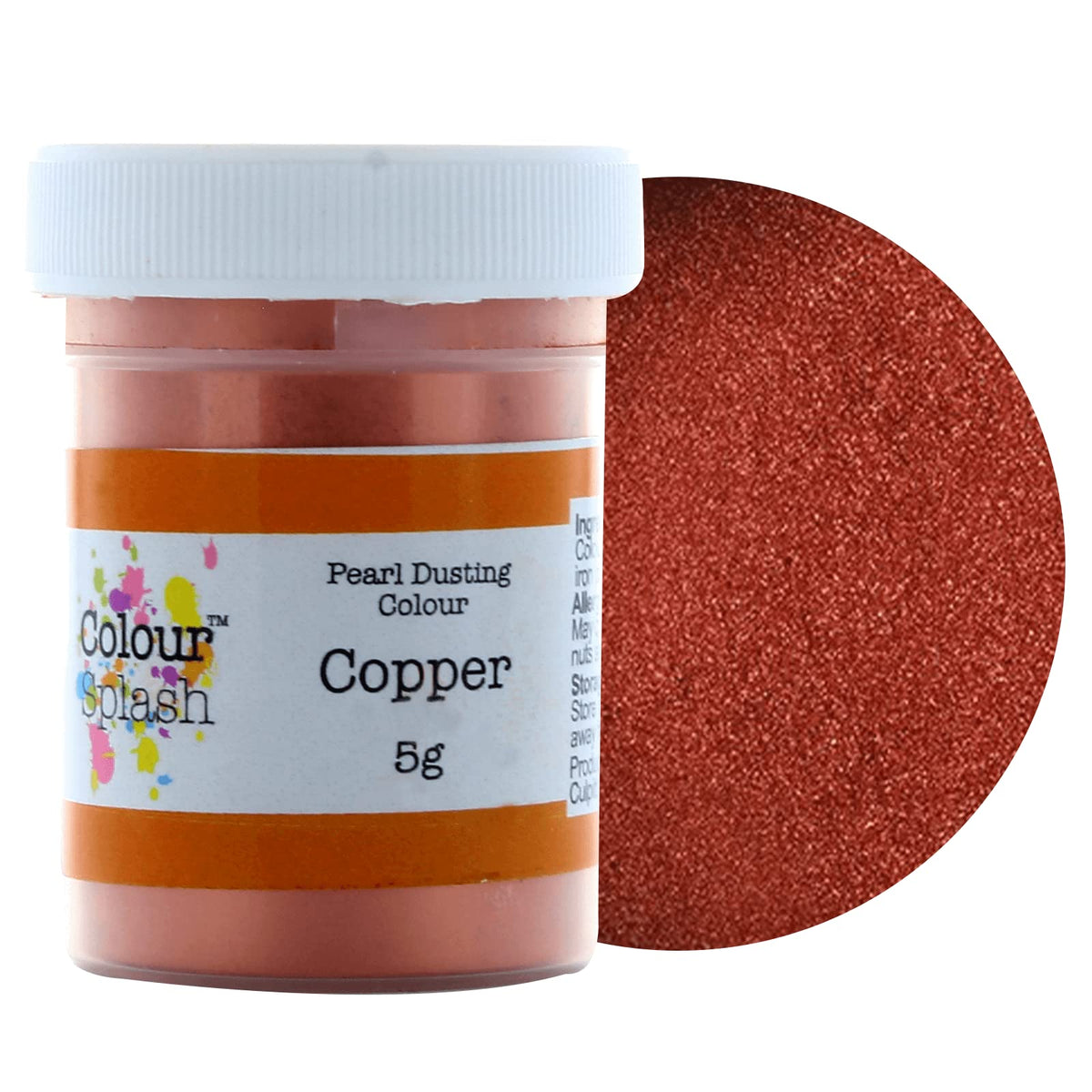 Colour Splash Pearl Food Colouring Dust - Pearlescent Lustre Finish | Edible Dust | 5g Jar 1