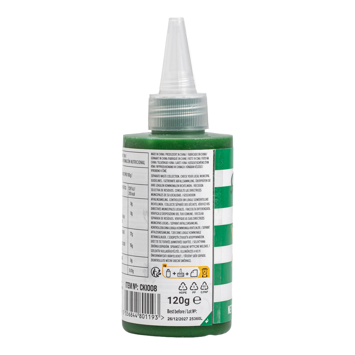 PME Green Biscuit Icing - Ready-to-Use for Cookie Decorating | 120g 5