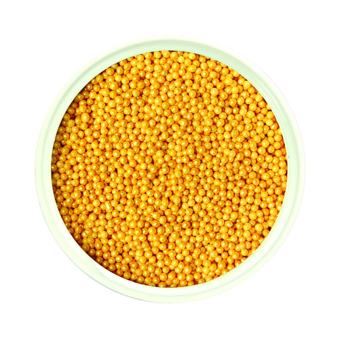 PME Gold Nonpareils Sprinkles - Edible Sugar Beads for Cake Decorating | 200g Pack 4