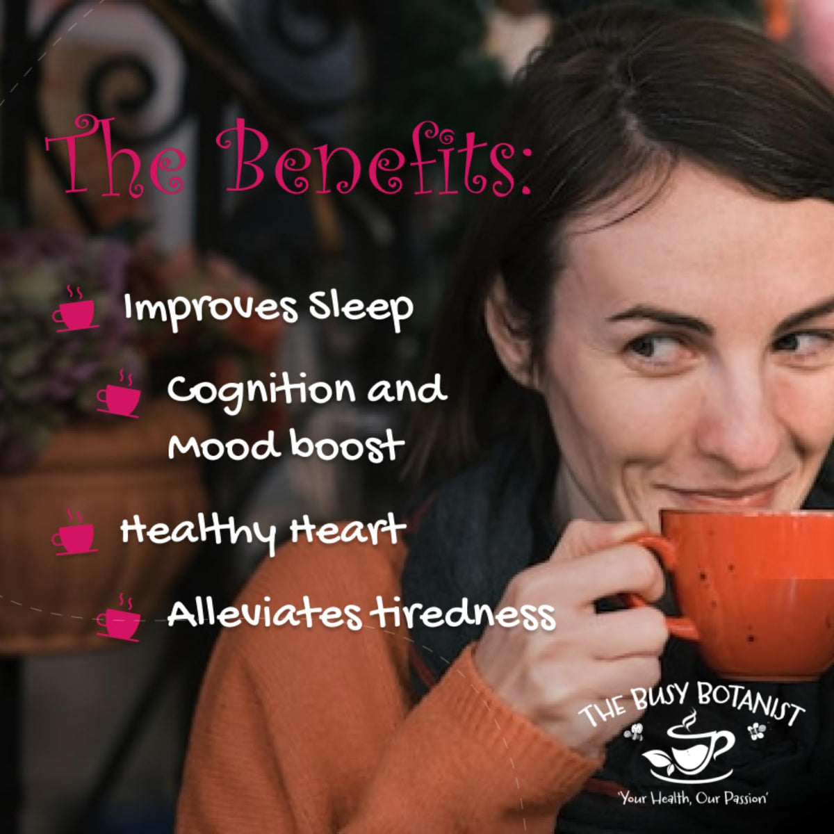 The Busy Botanist Sweet Dreams Herbal Tea - Caffeine Free, Promotes Relaxation & Sleep | 2 Count Pack 3