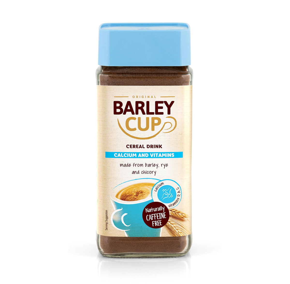 Barleycup Instant Grain Beverage - Caffeine-Free Coffee Alternative with Calcium & Vitamins, 100g 1