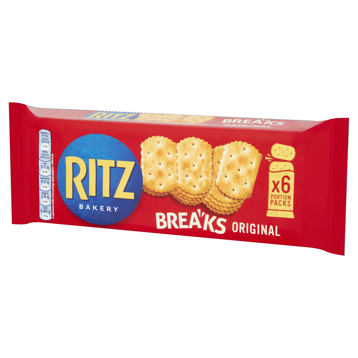 RITZ Original Crisp & Flatbreads - Savoury, Vegetarian, 190g Pack of 2