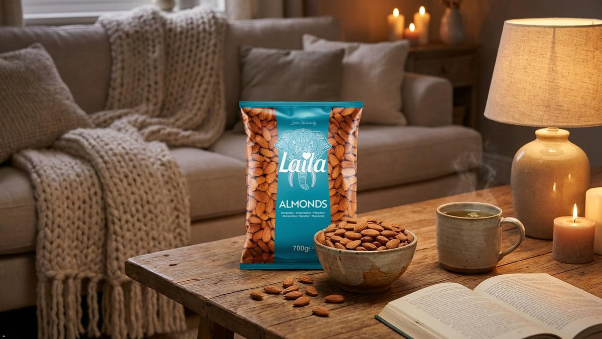 LAILA Almonds - Creamy Taste & Crunchy Texture | 700g Pack 5