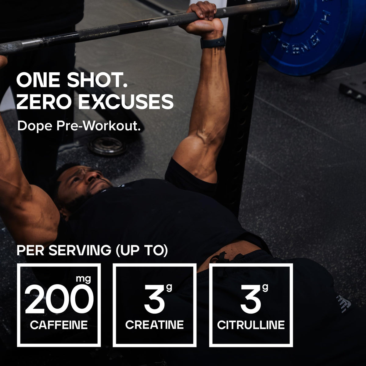 BULK POWDERS Dope Pre-Workout Powder - Mixed Berry | 3g Creatine Monohydrate | 200mg Caffeine 3