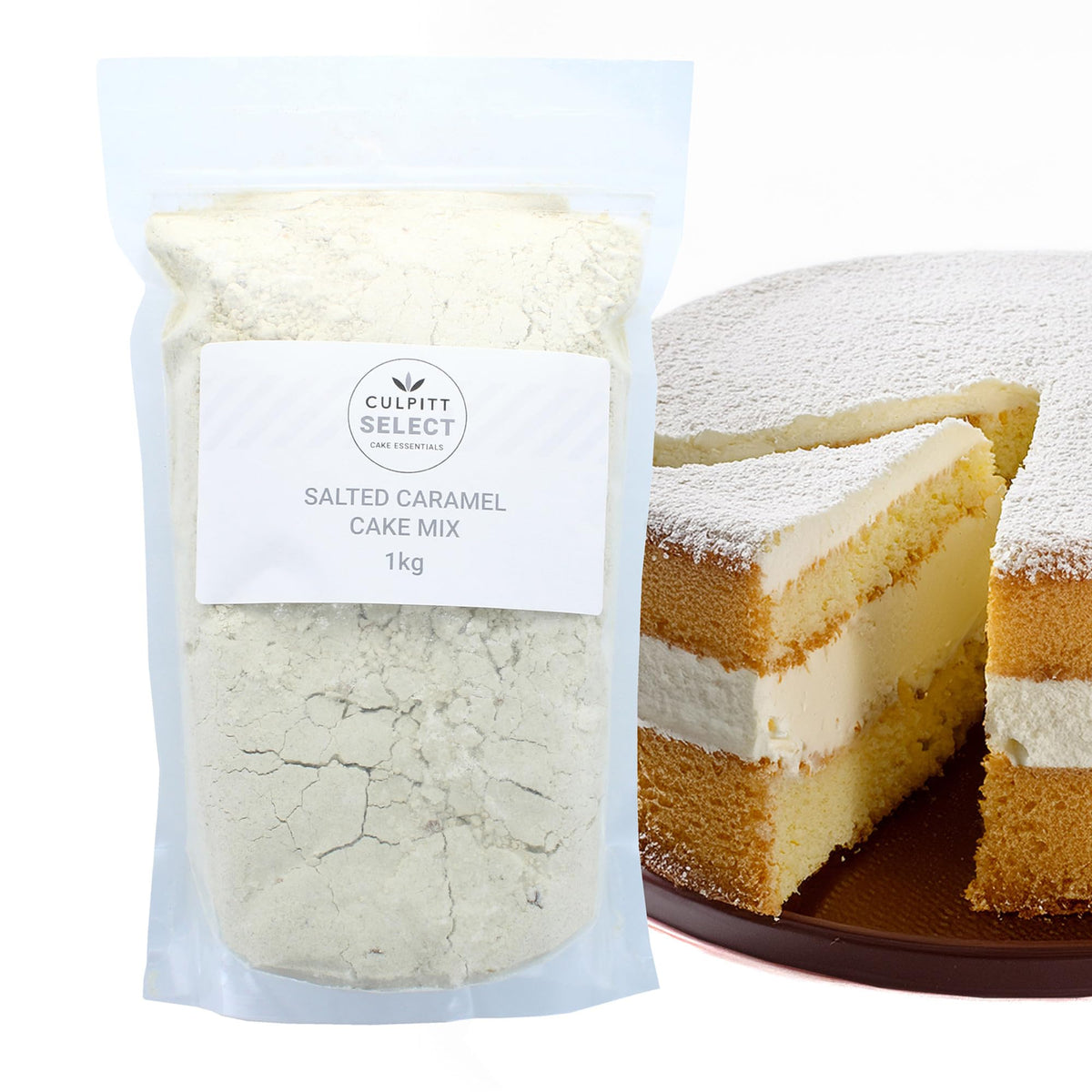 Culpitt Select Salted Caramel Cake Mix - 1kg | Easy to Make | Bakes in 20 Minutes