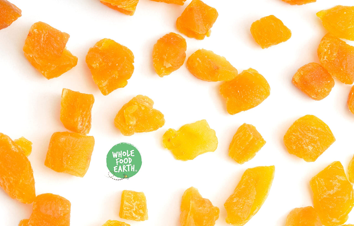 Wholefood Earth Chopped Apricots - High Fibre, GMO Free | 250g 3