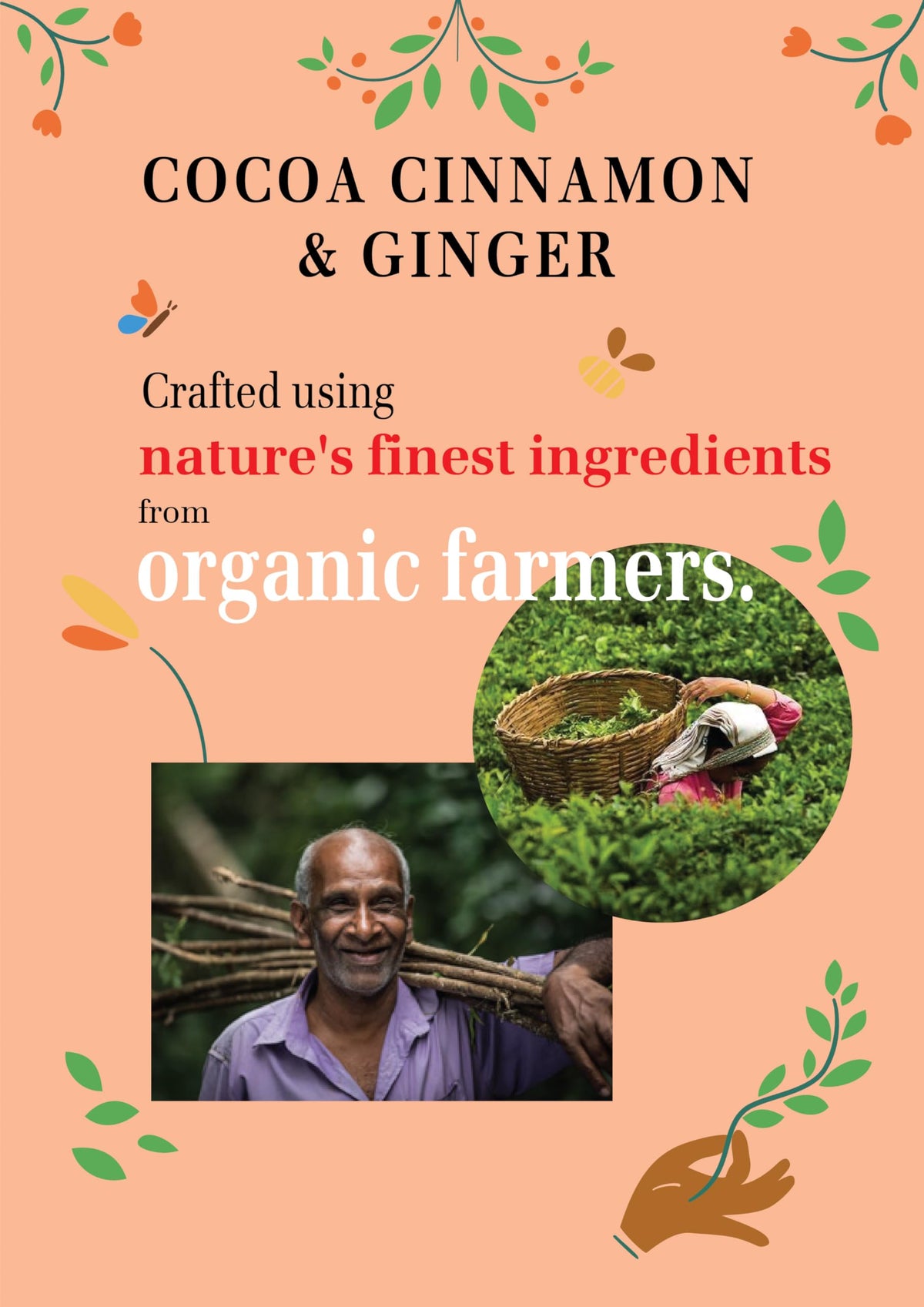 English Tea Shop Organic Cocoa, Cinnamon & Ginger Herbal Tea - 20 Tea Bag Sachets 3