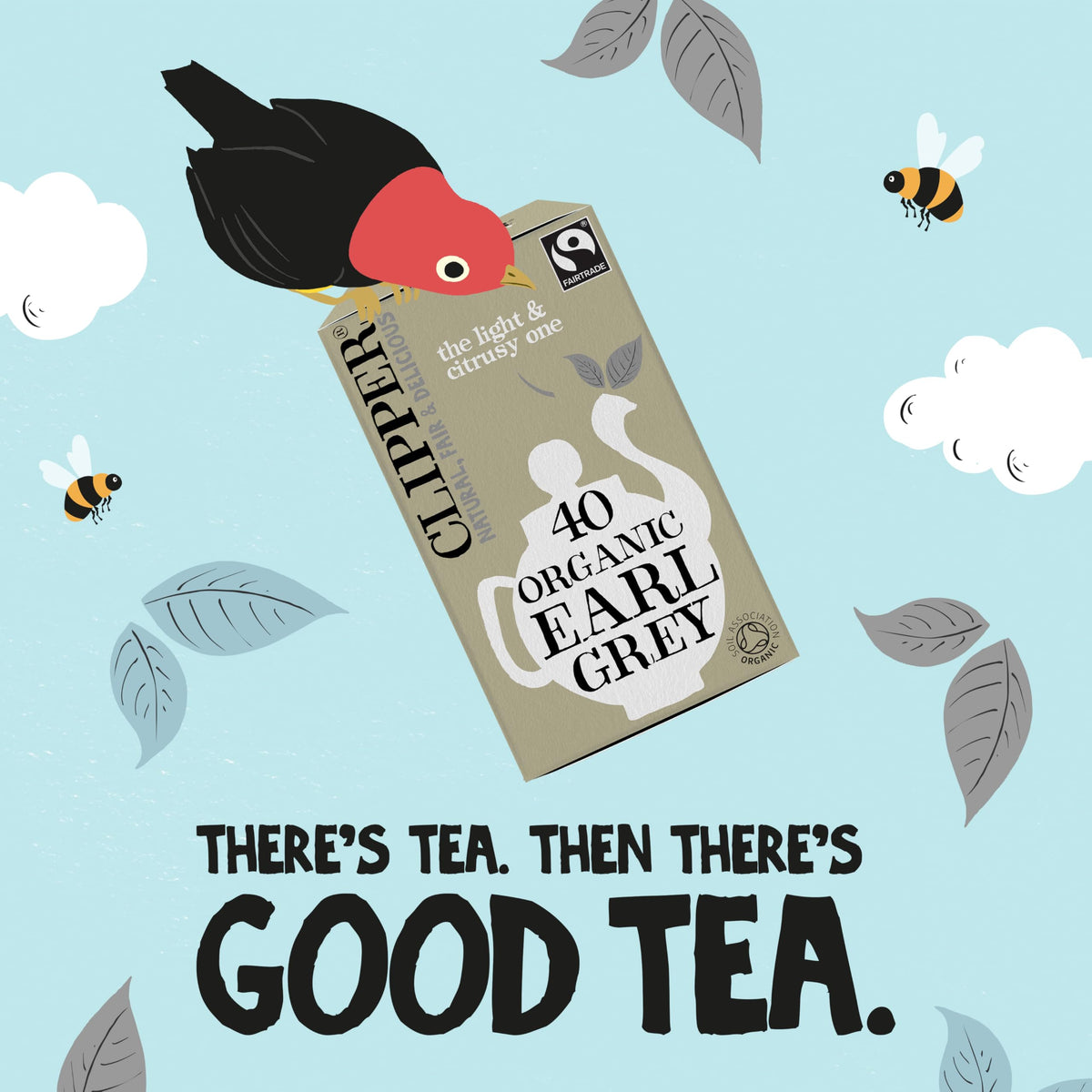 Clipper Organic Earl Grey Tea Bags - 40 Count Pack of 4 | Fairtrade, Biodegradable 6