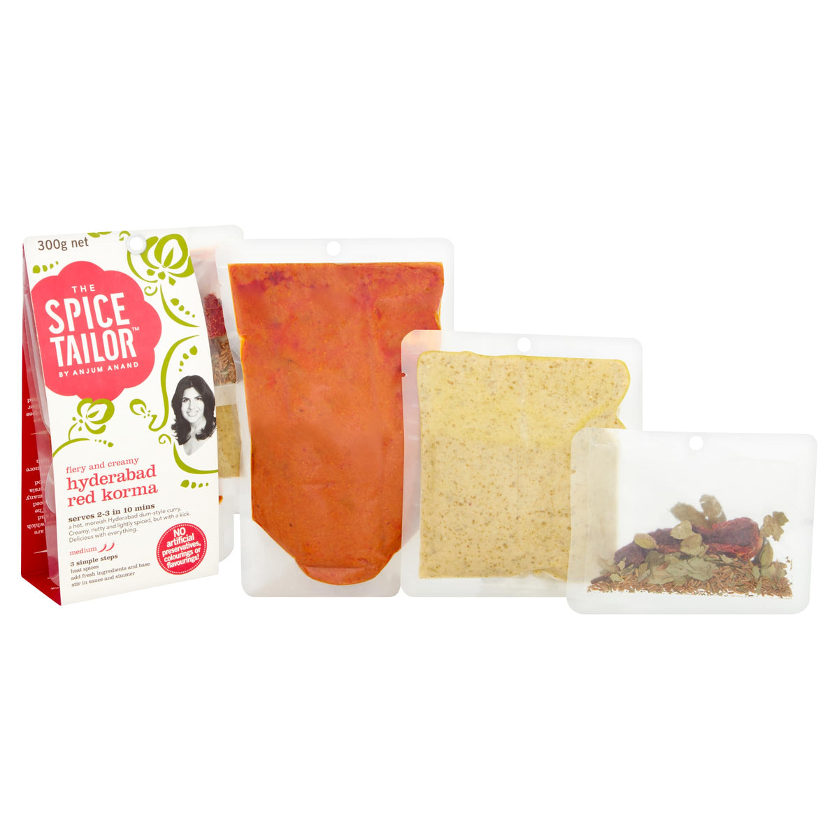 The Spice Tailor Hyderabad Red Korma Curry Sauce Meal Kit - Serves 2-3 | 5-Pack | 300g 4