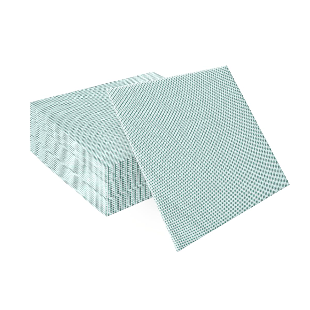 PAW Decor Collection Linen Feel Napkins - Fabric Design Turquoise | 40 x 40 cm | 50 Pack