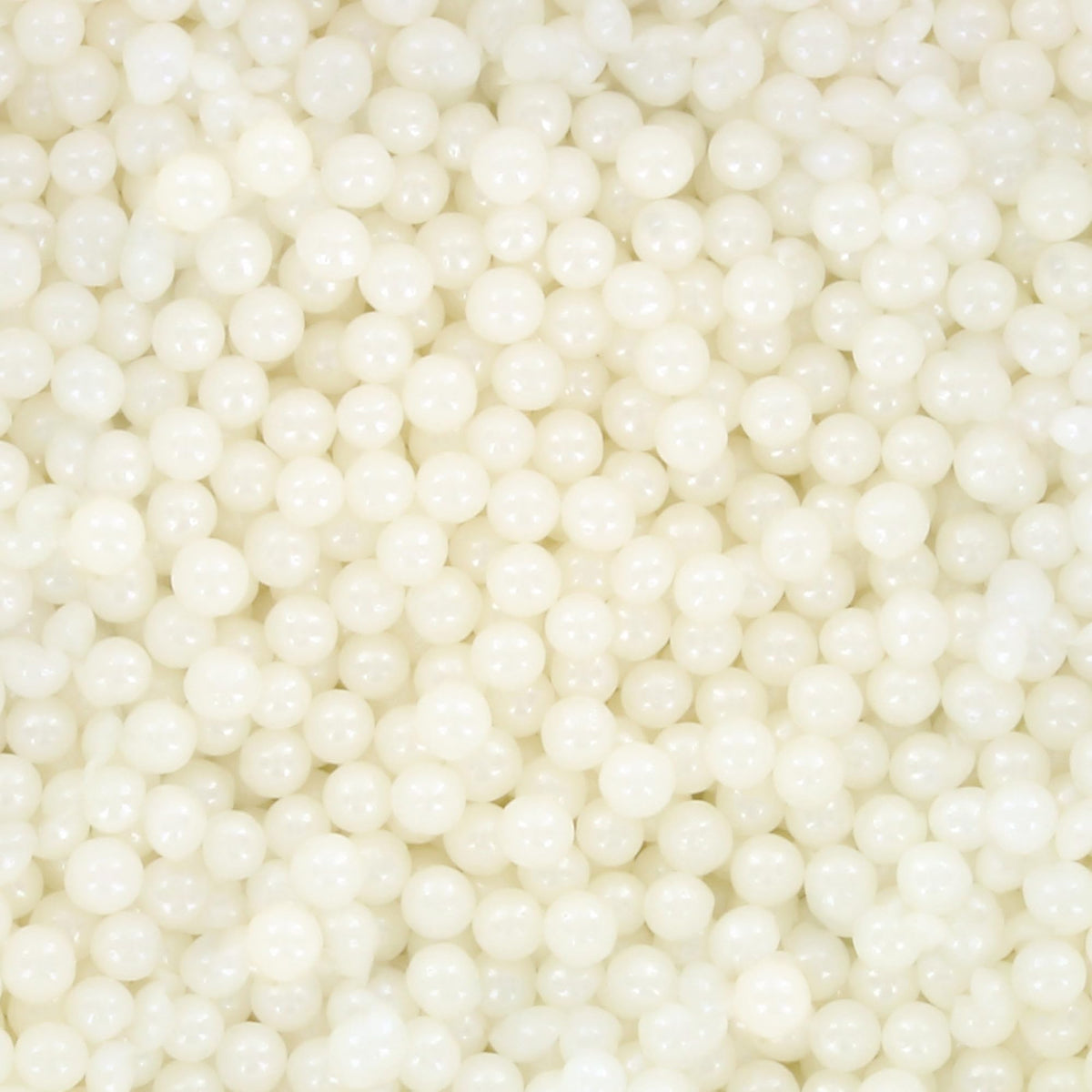 Culpitt Select White Pearls - 4mm Edible Sugar Sprinkles | 500g Pouch