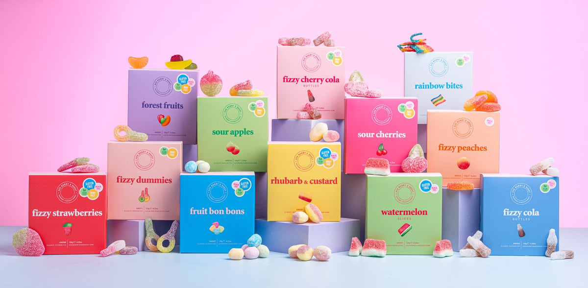 Ask Mummy & Daddy Fizzy Strawberries - 120g Box | Tangy & Sweet | Soft Chew 5