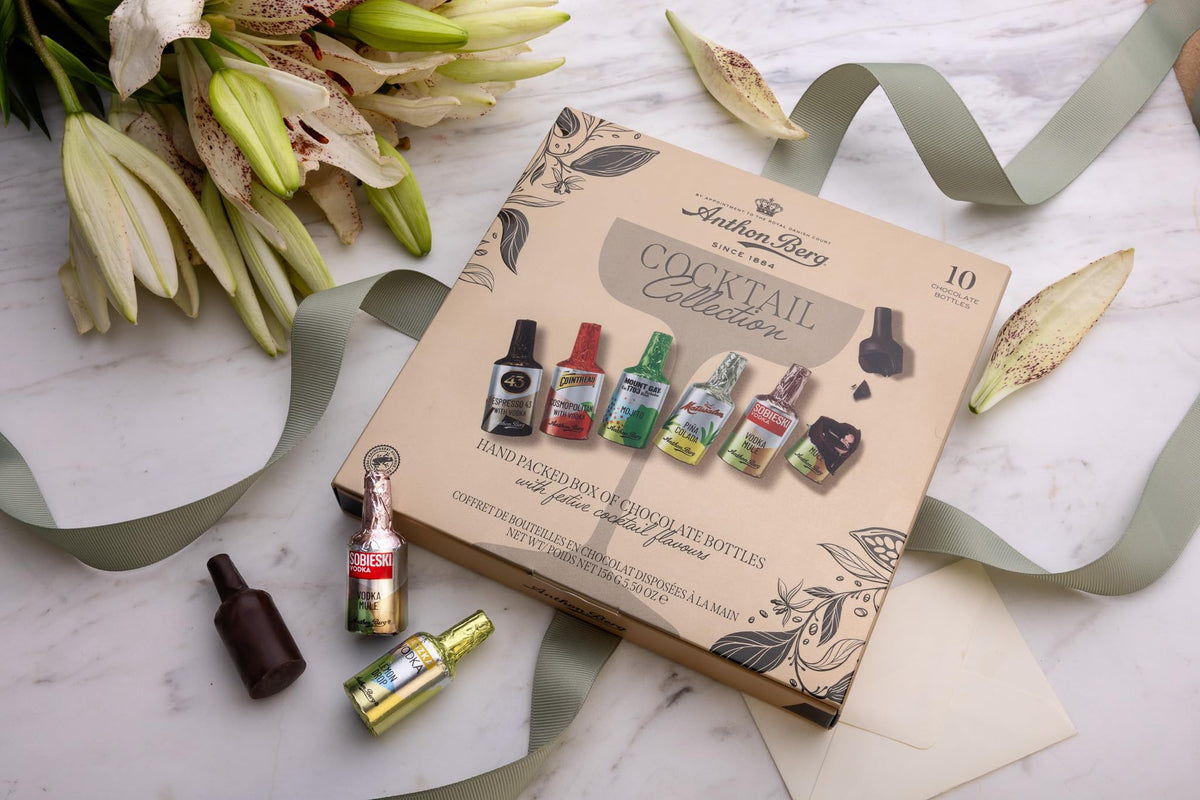 Anthon Berg Chocolate Cocktails - 10 Piece Dark Chocolate Liqueurs