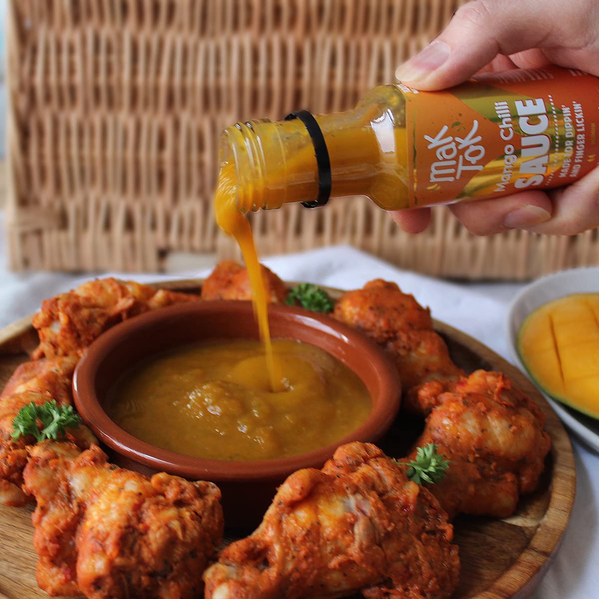 Mak Tok Mango Chilli Sauce - Authentic Malaysian Flavour, Vegan Friendly, 112g 2
