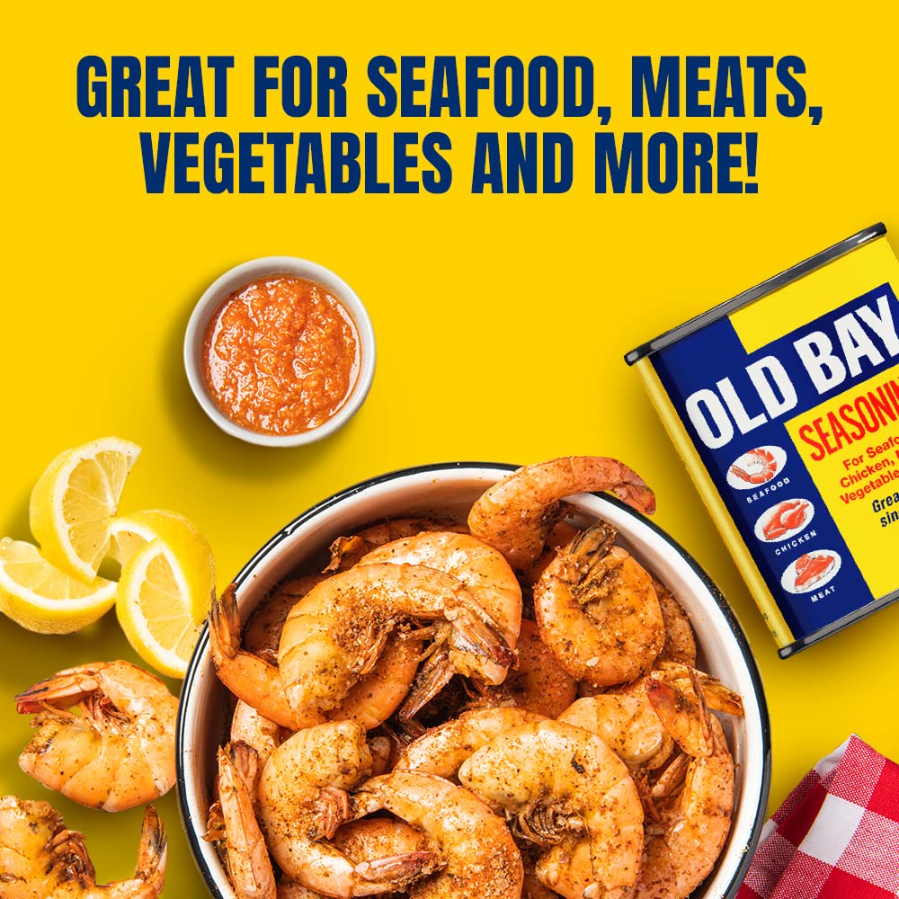 Old Bay Meat Seasoning - 14 Herbs & Spices Blend | 75g Tin (Pack of 2) 4