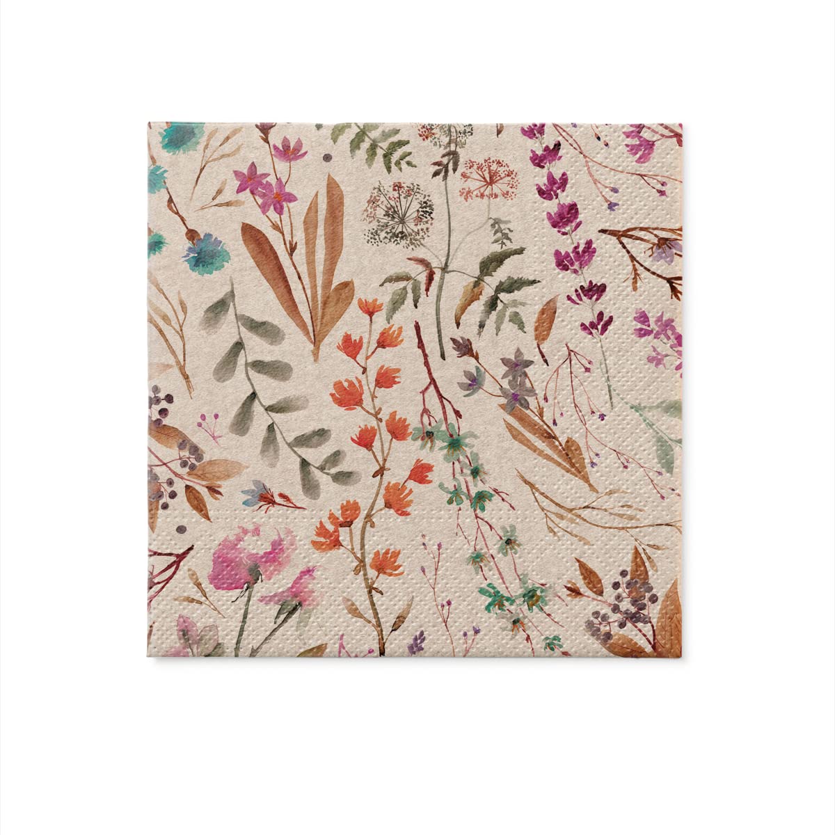 PAW Decor Collection Napkins 3-Ply (33 x 33 cm) - 20 Pieces | Eco-Friendly, Biodegradable 3