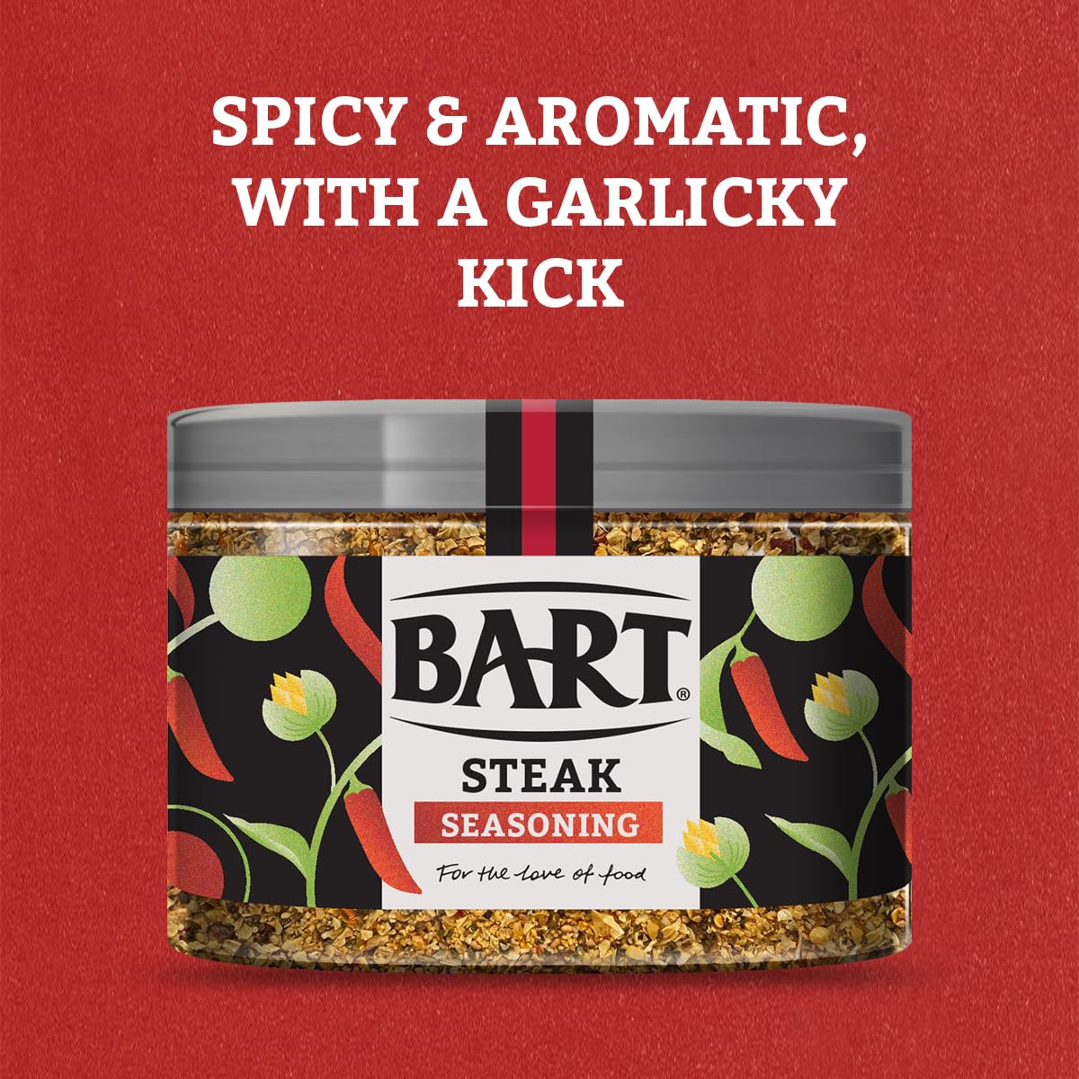 BART Steak Seasoning - Sweet & Smoky Flavour | 290g | Powder