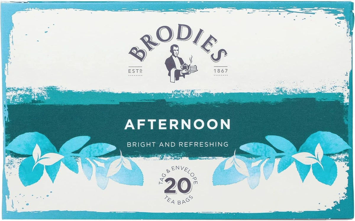 Brodies Afternoon Tea - 6 Boxes of 20 Tea Bags (120 Total) 7