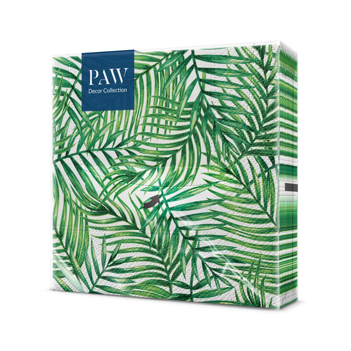 PAW Decor Collection Tropical Leaves Napkins - 3-Ply, 33 x 33 cm, 20 Pieces 1