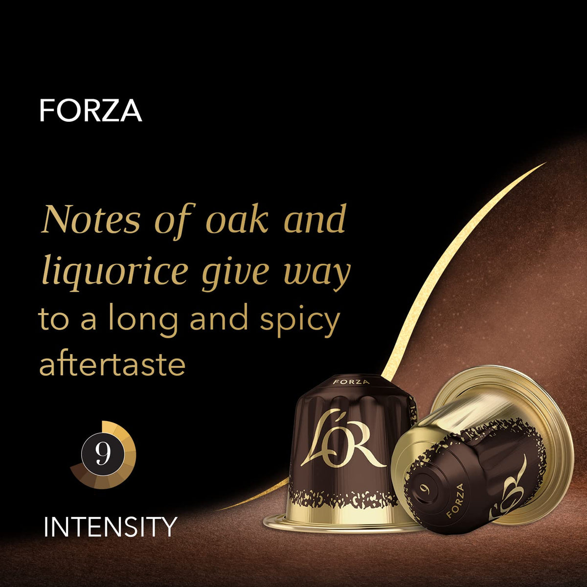 L'OR Espresso Forza Coffee Pods - Intensity 9 | Oak & Liquorice Notes | 40 Capsules 4