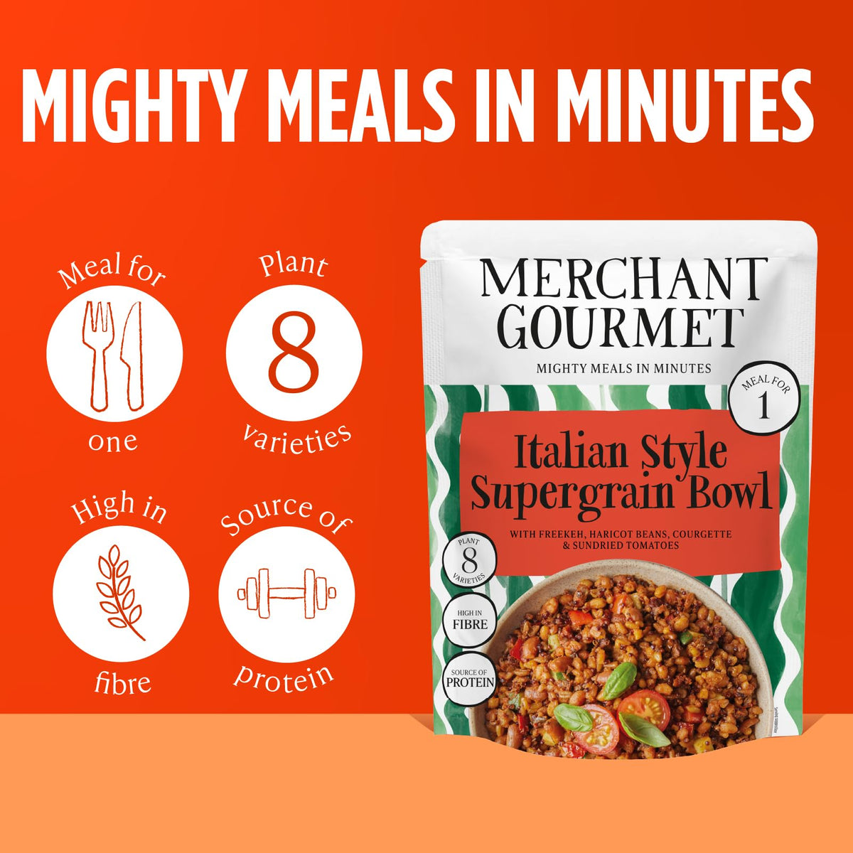Merchant Gourmet Italian Supergrain Bowl - Ready-to-Eat | 220g | Vegan Friendly 3