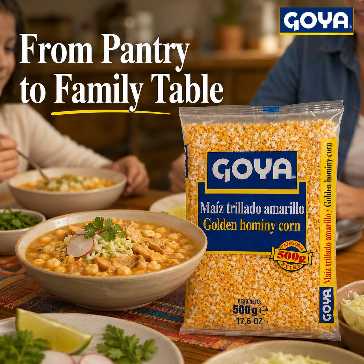 Goya Golden Hominy Corn - 100% Golden Hominy Corn | 500g 6