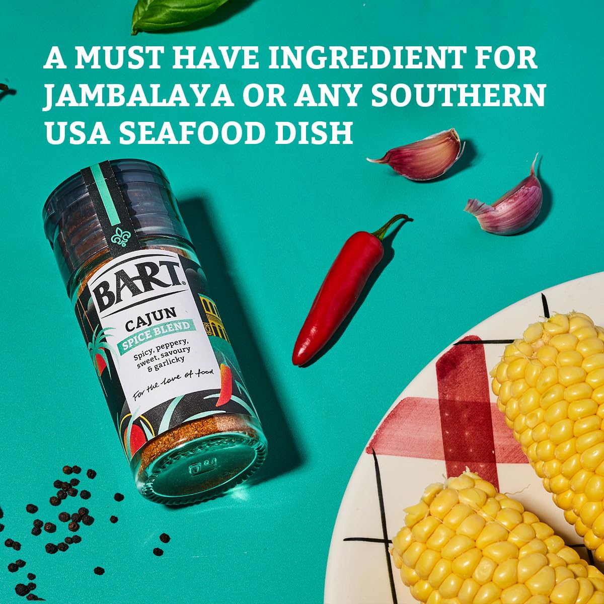 BART Cajun Seasoning - Spicy & Peppery Blend | 225g | Powder 4