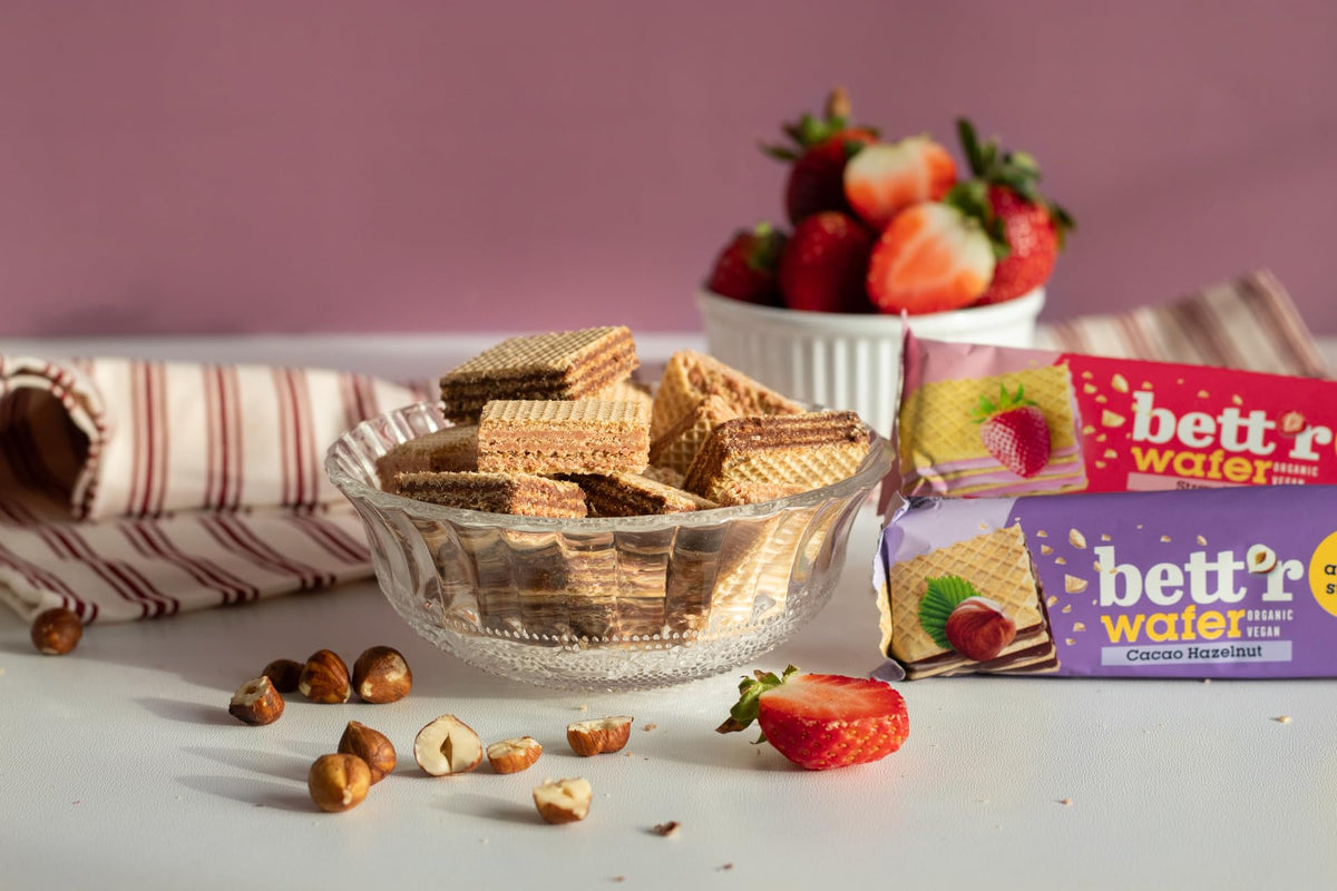 bett'r GUILT FREE Strawberry Wafers - No Added Sugar | Organic Ingredients 6