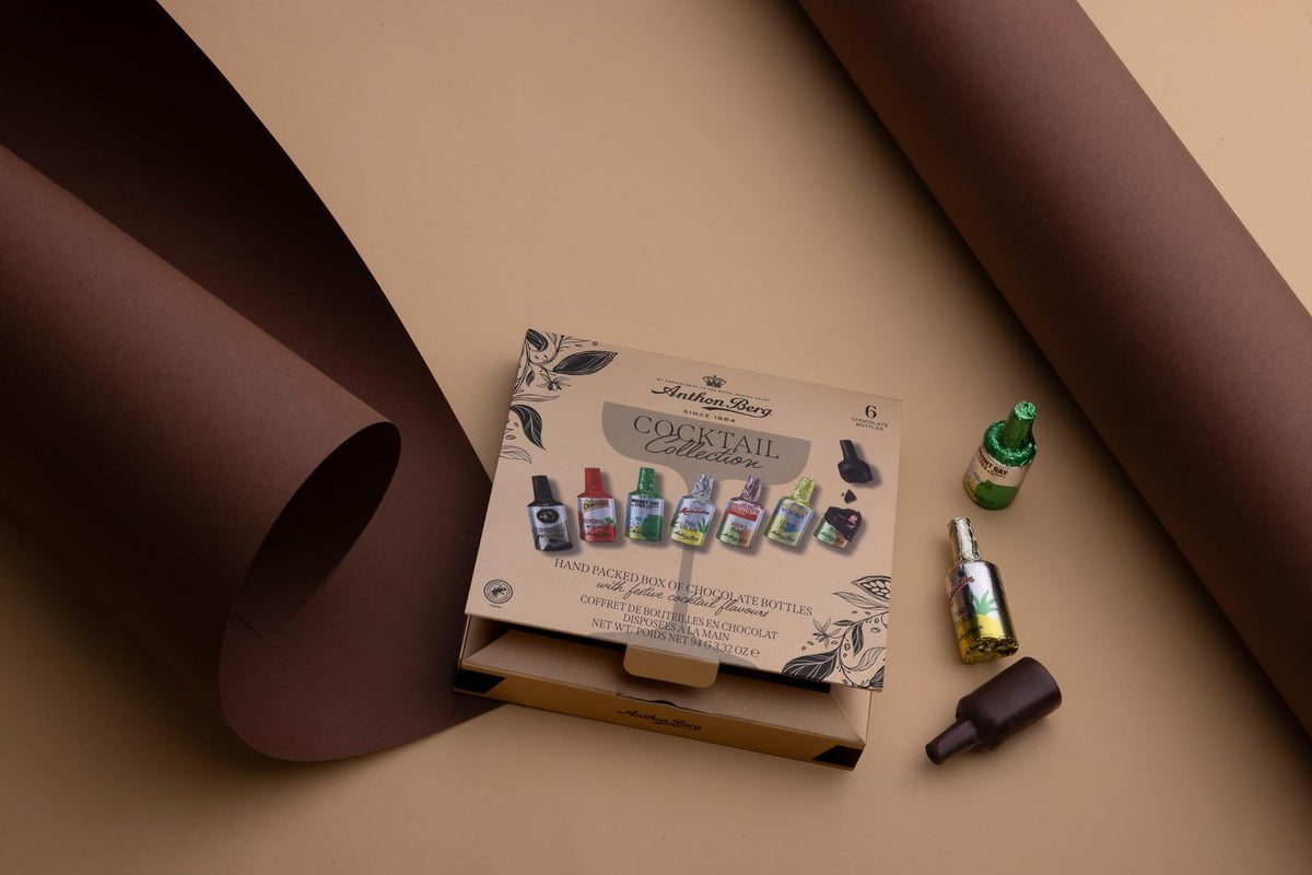 Anthon Berg Chocolate Cocktails - 6 Assorted Liqueur Filled Bottles | 115g 7
