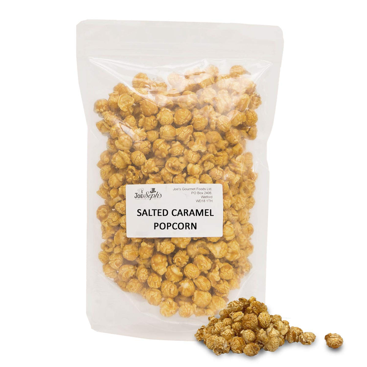 Joe & Seph's Salted Caramel Popcorn - 335g Bag | Handmade in Great Britain | Vegetarian